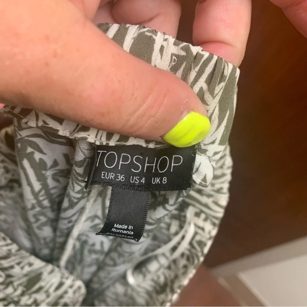 Topshop | Bamboo Cross Front Joggers
